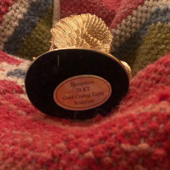 24kt gold coated Eagle - Picture 4 of 4